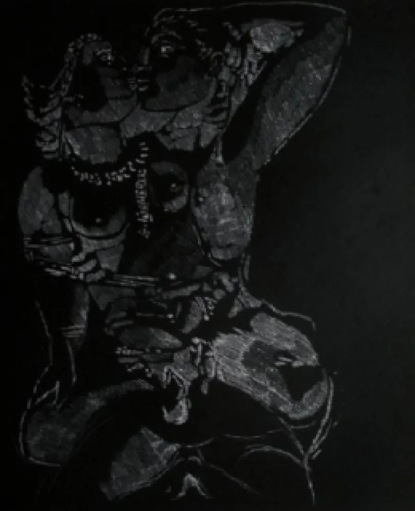 Radierung Und Aquatinta Rouan  - Sans Titre