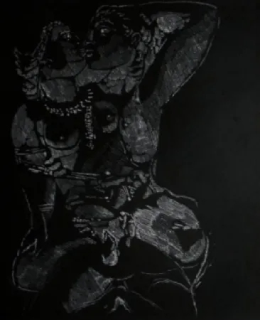 Radierung Und Aquatinta Rouan  - Sans Titre