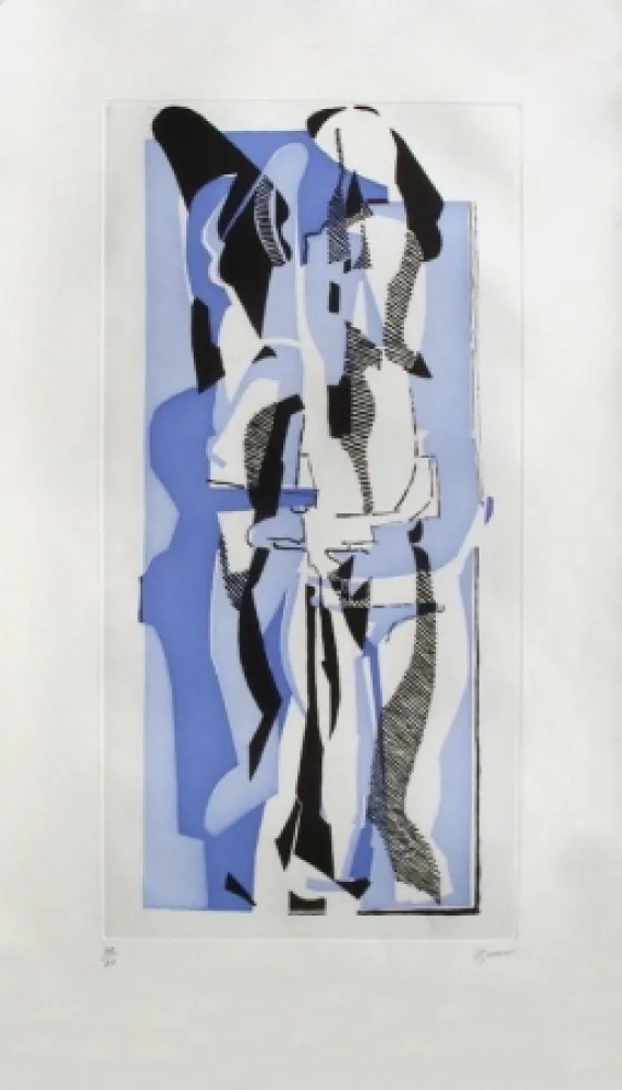 Radierung Und Aquatinta Rouan  - Stuck 