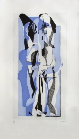 Radierung Und Aquatinta Rouan  - Stuck 