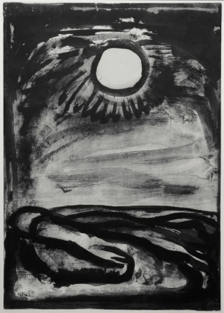 Aquatinta Rouault - Chantz Matines (plate 29 from Miserere)
