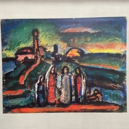 Heliogravüre Rouault - Couches de soleil