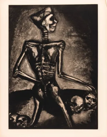 Stich Rouault - Georges Rouault (1871–1958) – Homo Homini Lupus – Etching, aquatint on paper – 1926