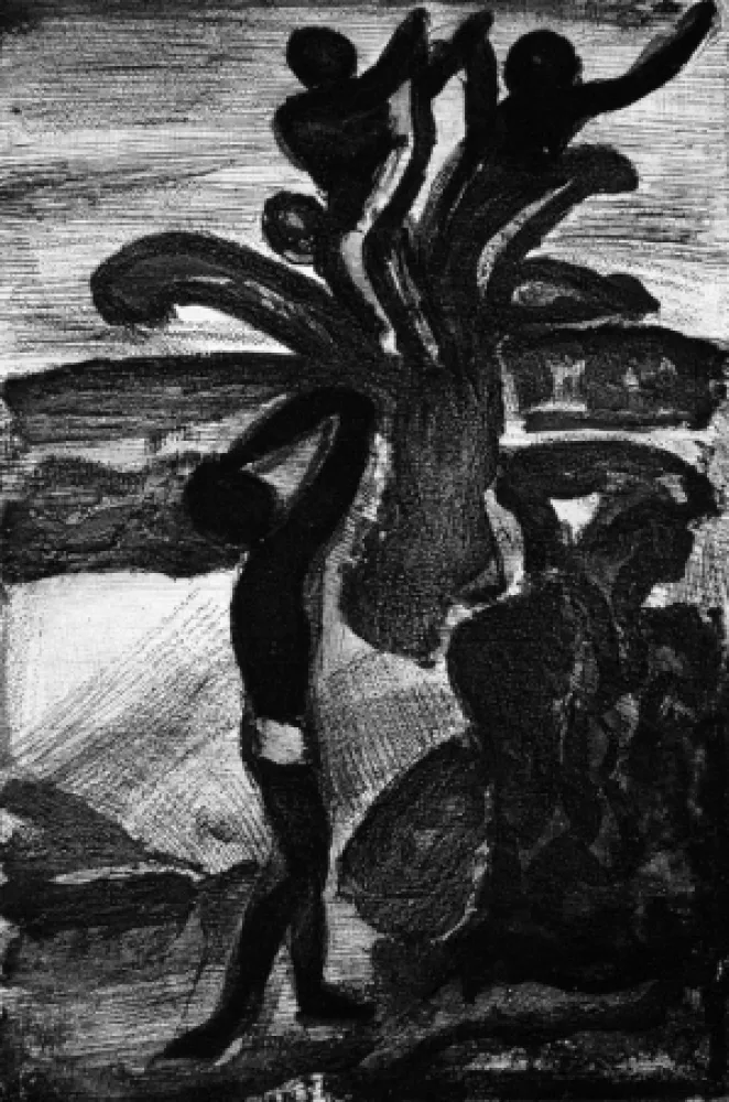 Aquatinta Rouault - Incantation