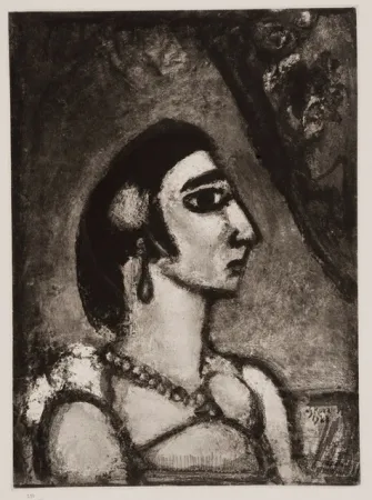 Aquatinta Rouault - La Beautè