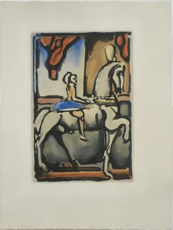 Aquatinta Rouault - La Petite Ecuyere