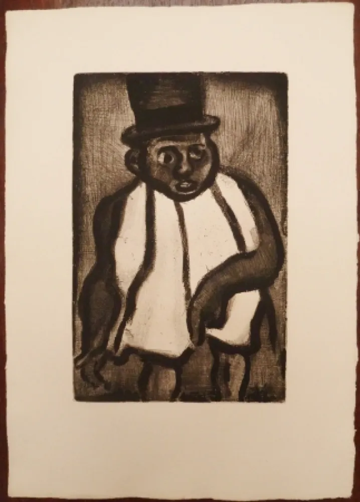 Stich Rouault - L'homme à l'écharpe