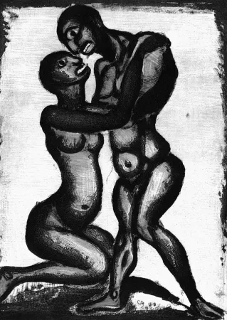 Aquatinta Rouault - Noces