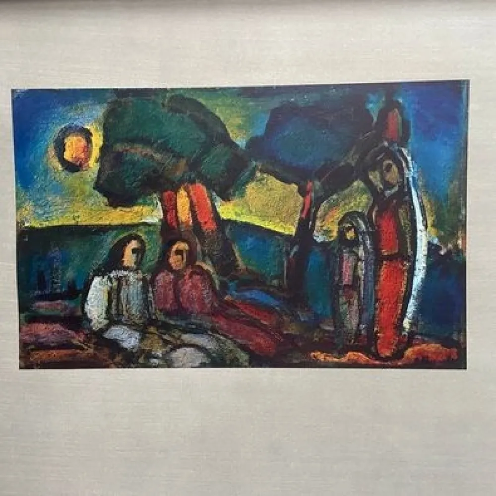 Heliogravüre Rouault - Puits de Jacob