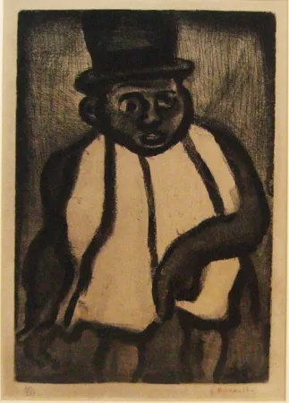 Radierung Und Aquatinta Rouault - Ubu XII