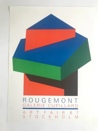 Plakat Rougemont (De) - Galerie Cupillard / ART fair Stockholm