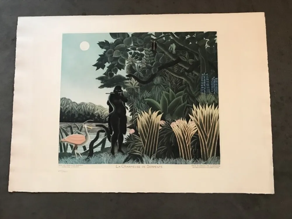 Stich Rousseau - La charmeuse de serpents 