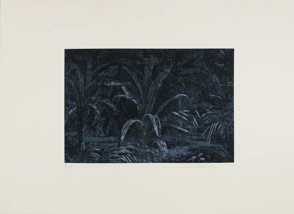 Radierung Roy-Camille - Le remplissage des blancs sur la carte