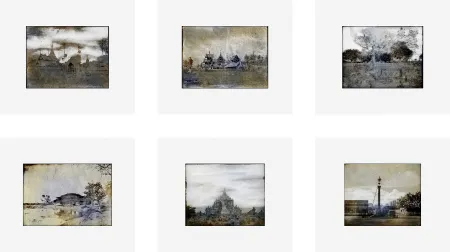 Digitale Druckgrafik Ruff - Tripe (Set of six)