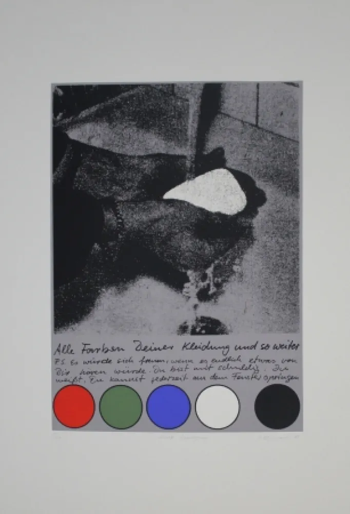 Siebdruck Rühmann - Scharfe Überlegung