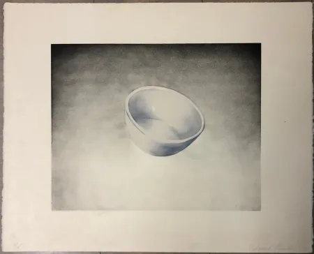 Lithographie Ruscha - Bowl, from domestic tranquility series