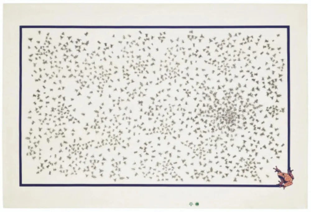 Lithographie Ruscha - Flies and Frog