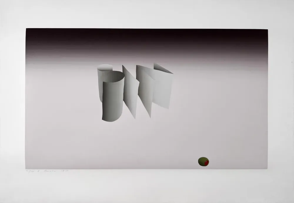 Lithographie Ruscha - Sin 