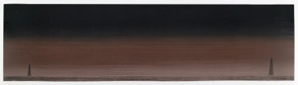 Siebdruck Ruscha - Well, Well