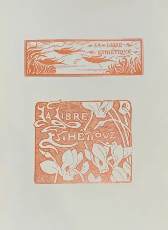 Linolschnitt Rysselberghe - Le Libre Esthétique