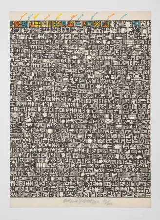 Lithographie Sabatier - Sans titre.