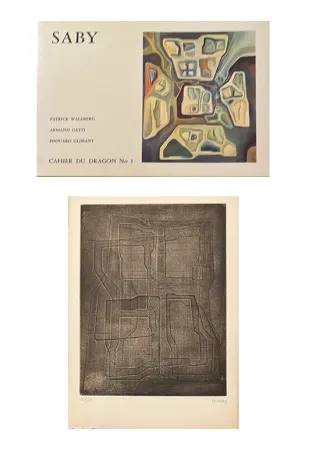 Illustriertes Buch Saby - Catalogue avec gravure originale signée