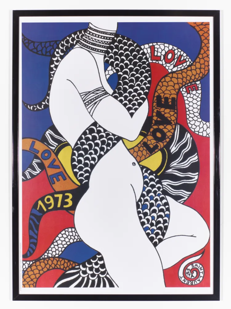 Plakat Saint Laurent - LOVE 1973