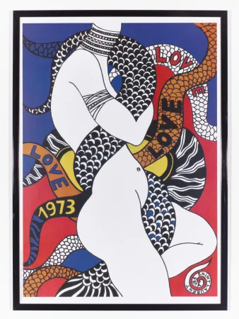 Plakat Saint Laurent - LOVE 1973