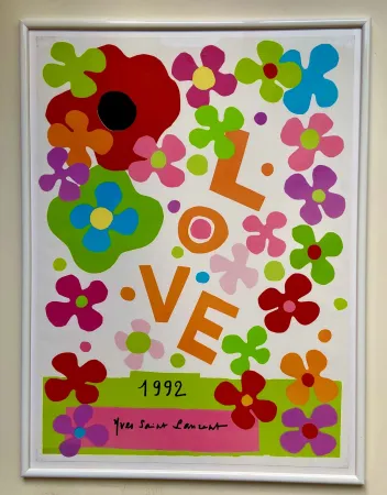 Plakat Saint Laurent - LOVE 1992