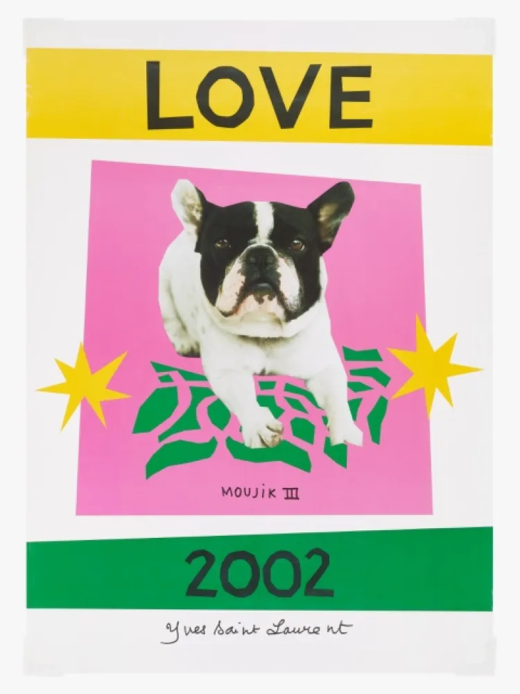 Plakat Saint Laurent - Love 2002