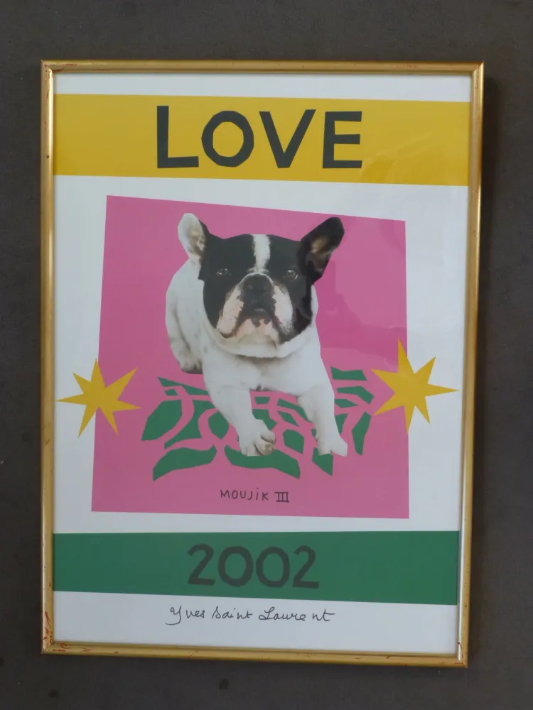 Plakat Saint Laurent - Love 2002