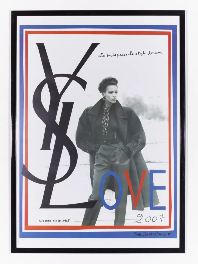 Plakat Saint Laurent - LOVE 2007