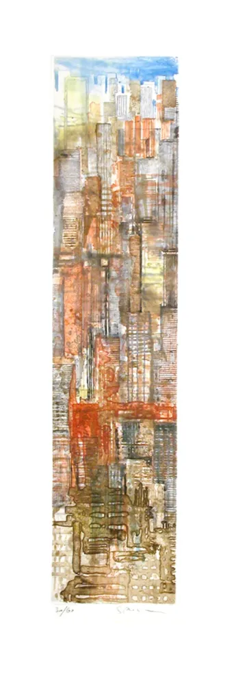 Radierung Und Aquatinta Salzmann - New York Midtown