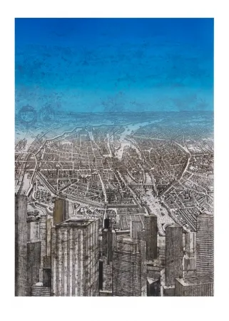 Radierung Und Aquatinta Salzmann - Paris de la Défense