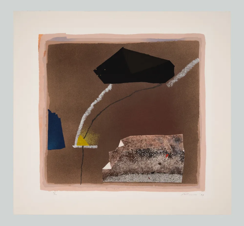 Siebdruck Santomaso - Composizione