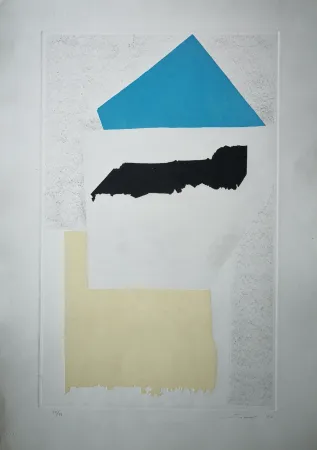 Radierung Santomaso - Composizione B