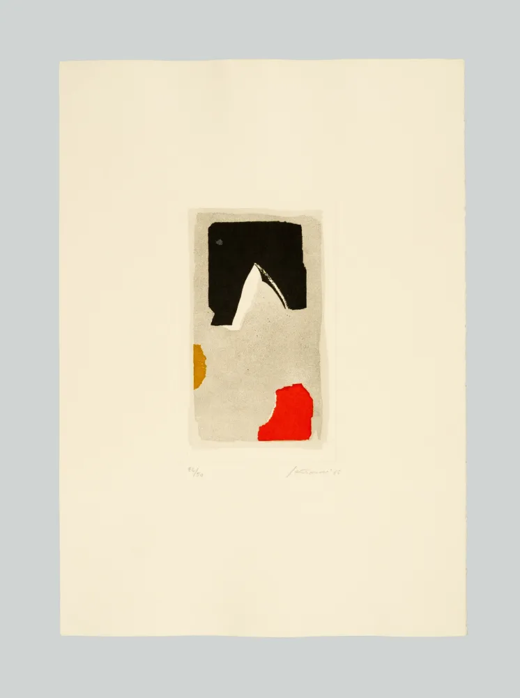 Stich Santomaso - Composizione rosso/nero