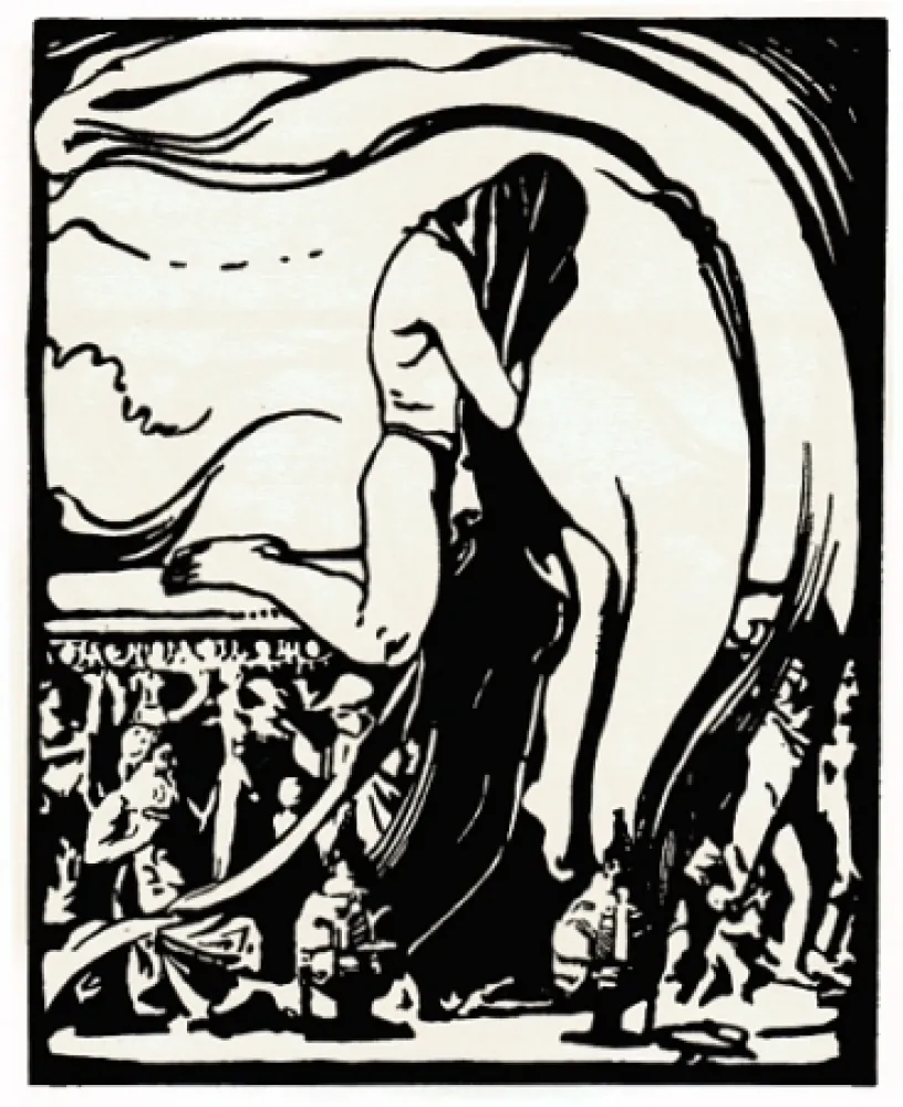 Illustriertes Buch Sartorio - Sibilla