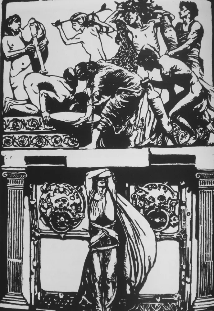 Illustriertes Buch Sartorio - Sibilla