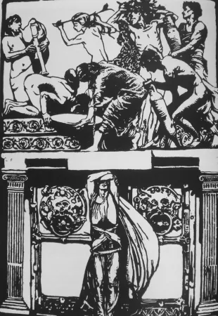 Illustriertes Buch Sartorio - Sibilla