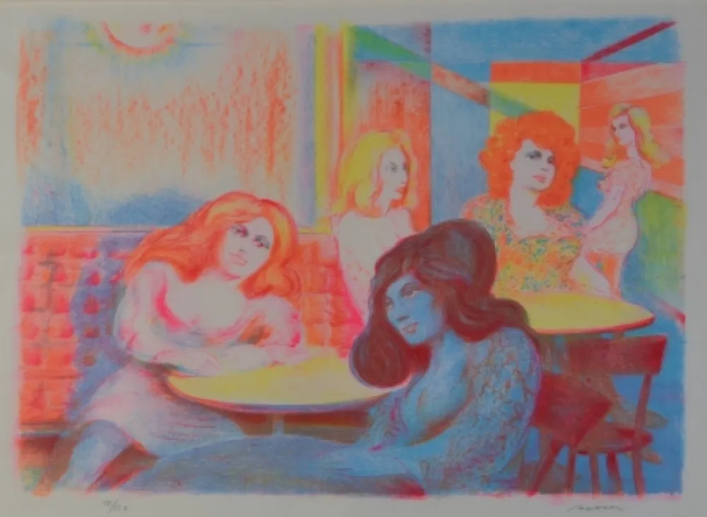 Siebdruck Sassu - Senza titolo