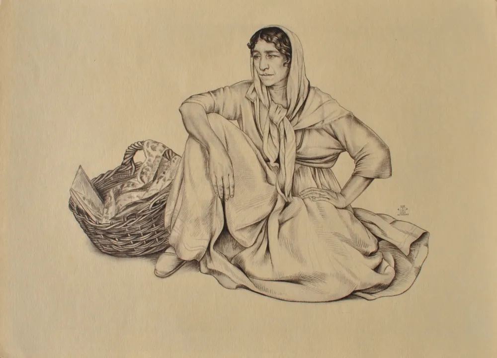 Stich Sauer - Gitane assise