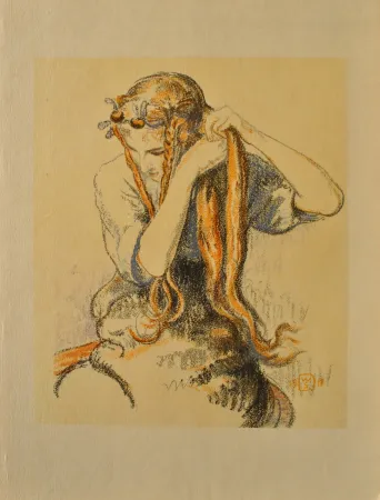 Stich Sauer - Jeune fille aux tresses
