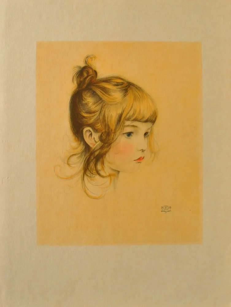 Stich Sauer - Portrait de jeune fille