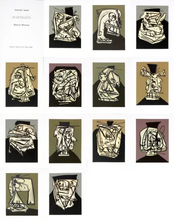 Keine Technische Saura - Antonio Saura/Portrait/Marcel Moreau/Edtions Atelier Clot