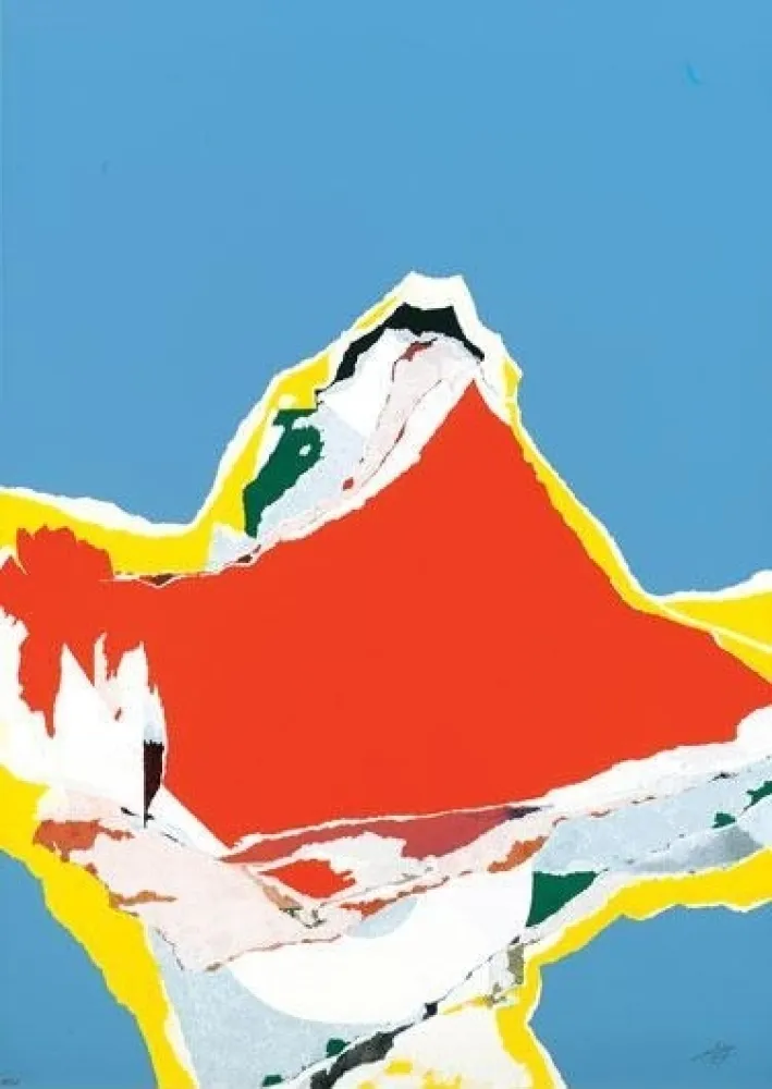 Siebdruck Saura - Aphorismen IV