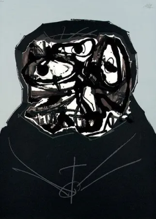 Siebdruck Saura - Aphorismen V