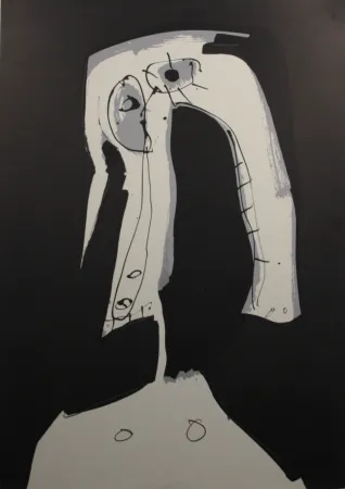 Siebdruck Saura - Aphorismos de Lichteberg