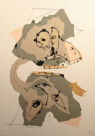 Siebdruck Saura - Aphorismos de Lichteberg