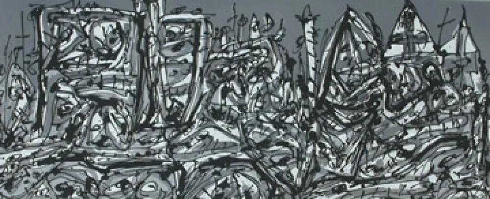 Radierung Und Aquatinta Saura - Asedio II